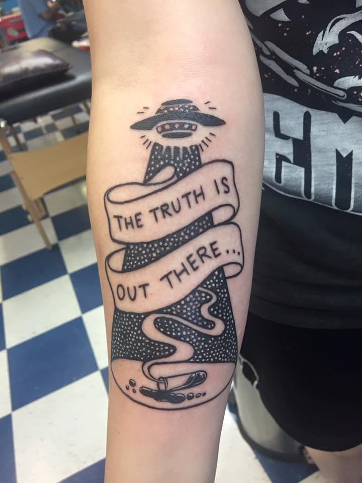 X-Files The Truth is Out There Tattoo